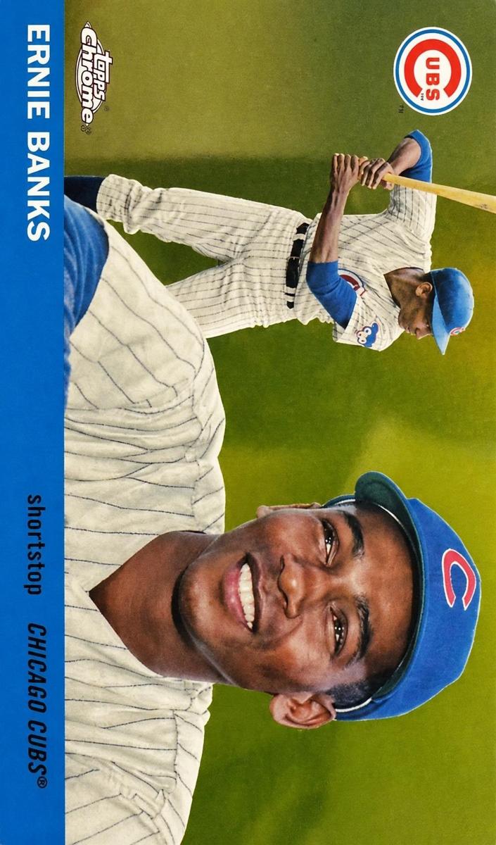 Ernie Banks 2025 Chrome Platinum card