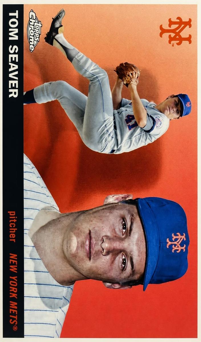 Tom Seaver 2025 Chrome Platinum card