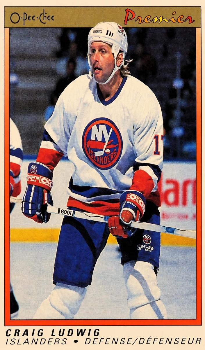 1990 O-Pee-Chee Premier Craig Ludwig #64 card
