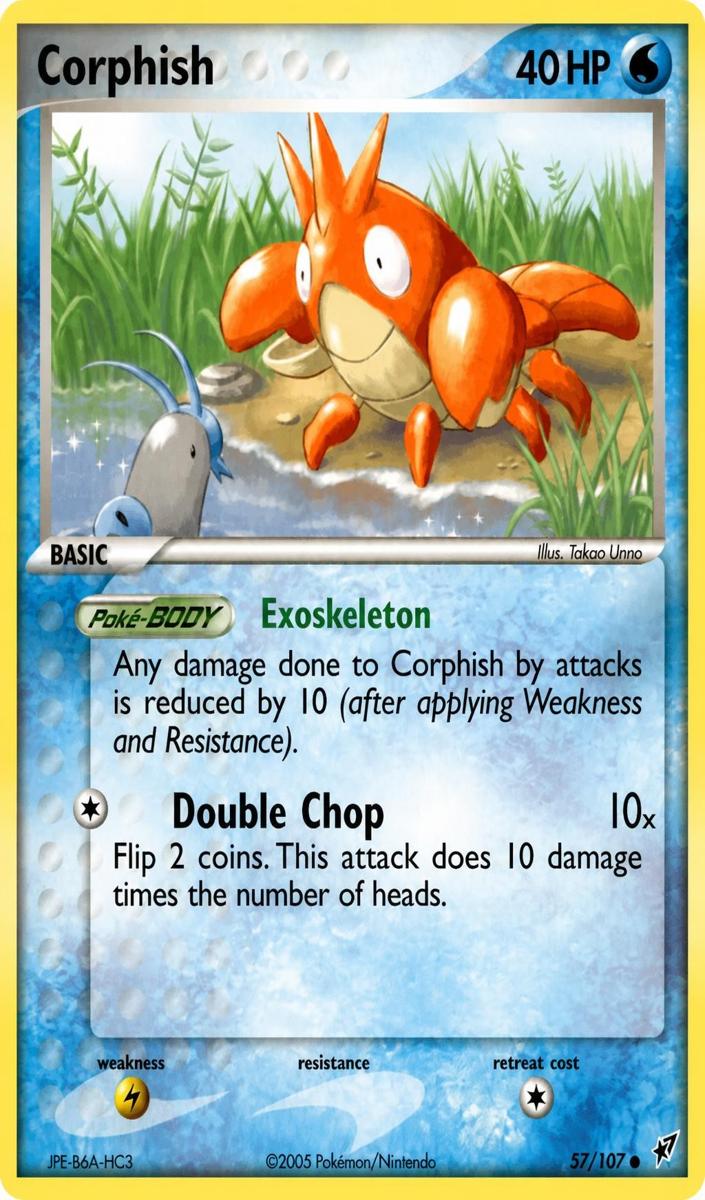 Corphish 2005 Pokemon EX Deoxys