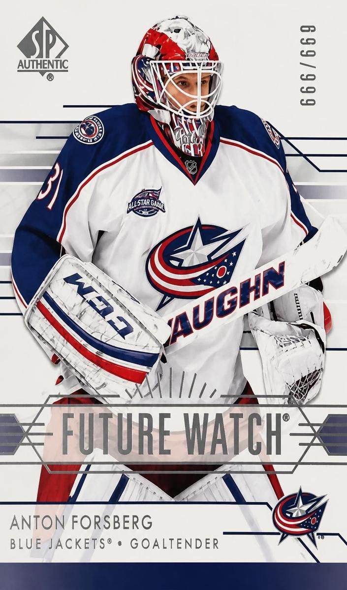 2014 SP Authentic Anton Forsberg #256 card