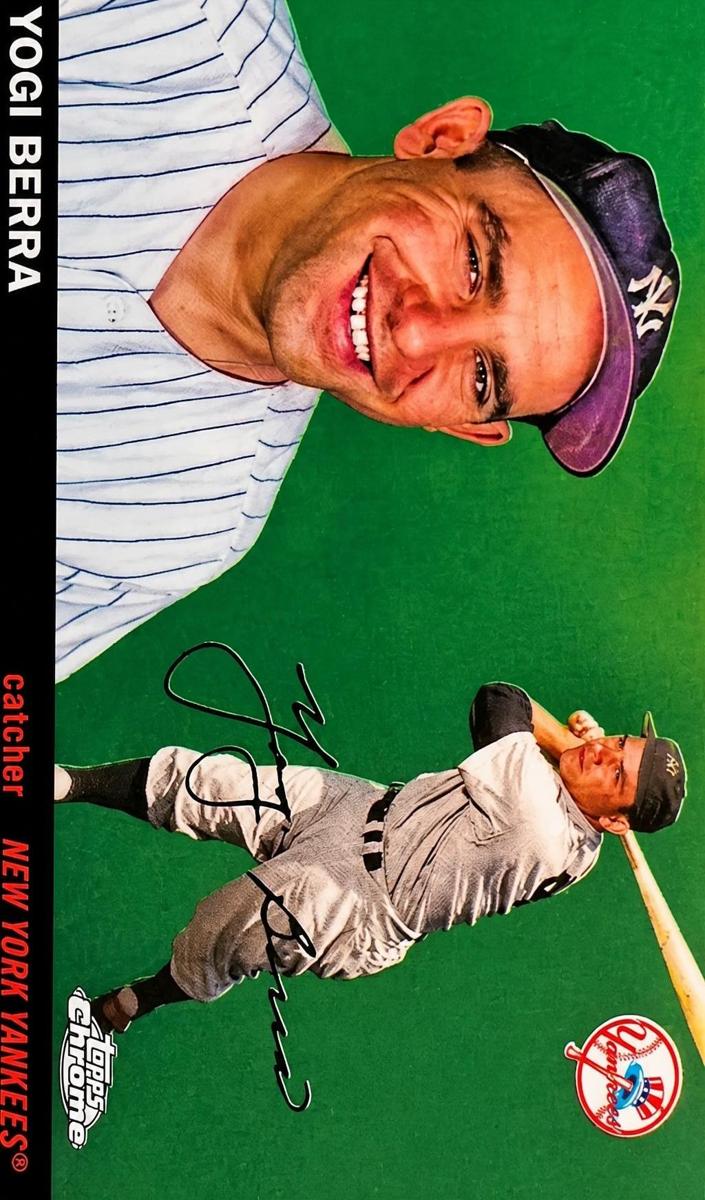 Yogi Berra 2025 Chrome Platinum card