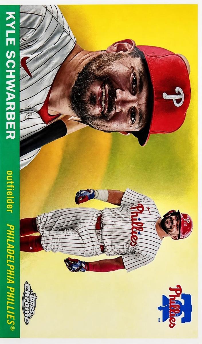 Kyle Schwarber 2025 Chrome Platinum card
