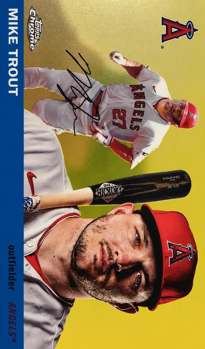 Mike Trout 2025 Topps Chrome Platinum Baseball