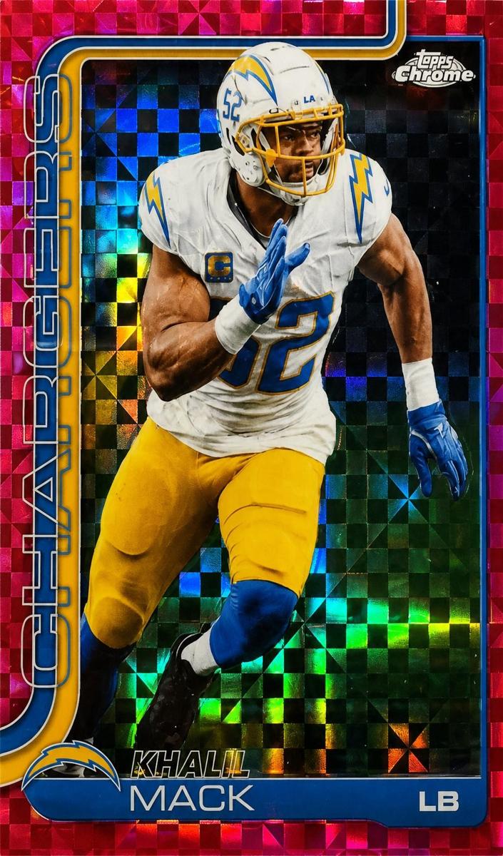 Khalil Mack 2025 Topps Chrome Football card