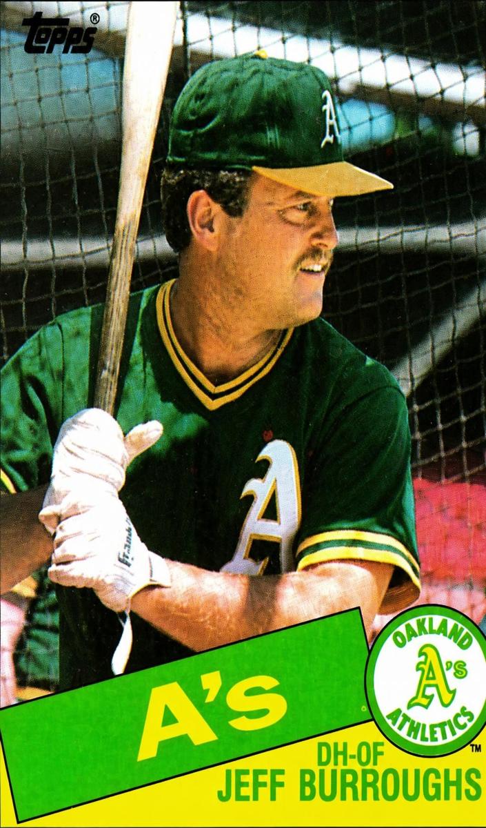 1985 Topps Jeff Burroughs #91 card