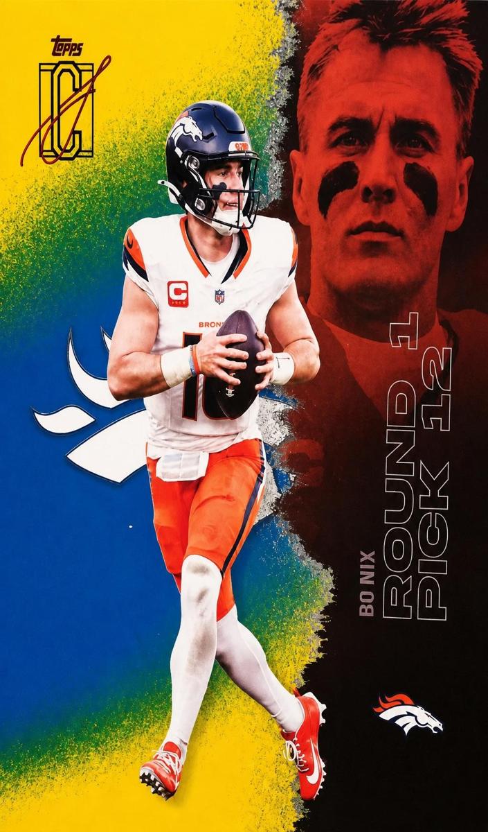 2025 Topps Signature Class Bo Nix #18 card