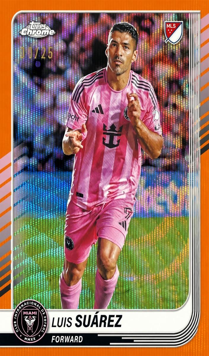 2025 Luis Suarez [Orange Wave Refractor] #31
