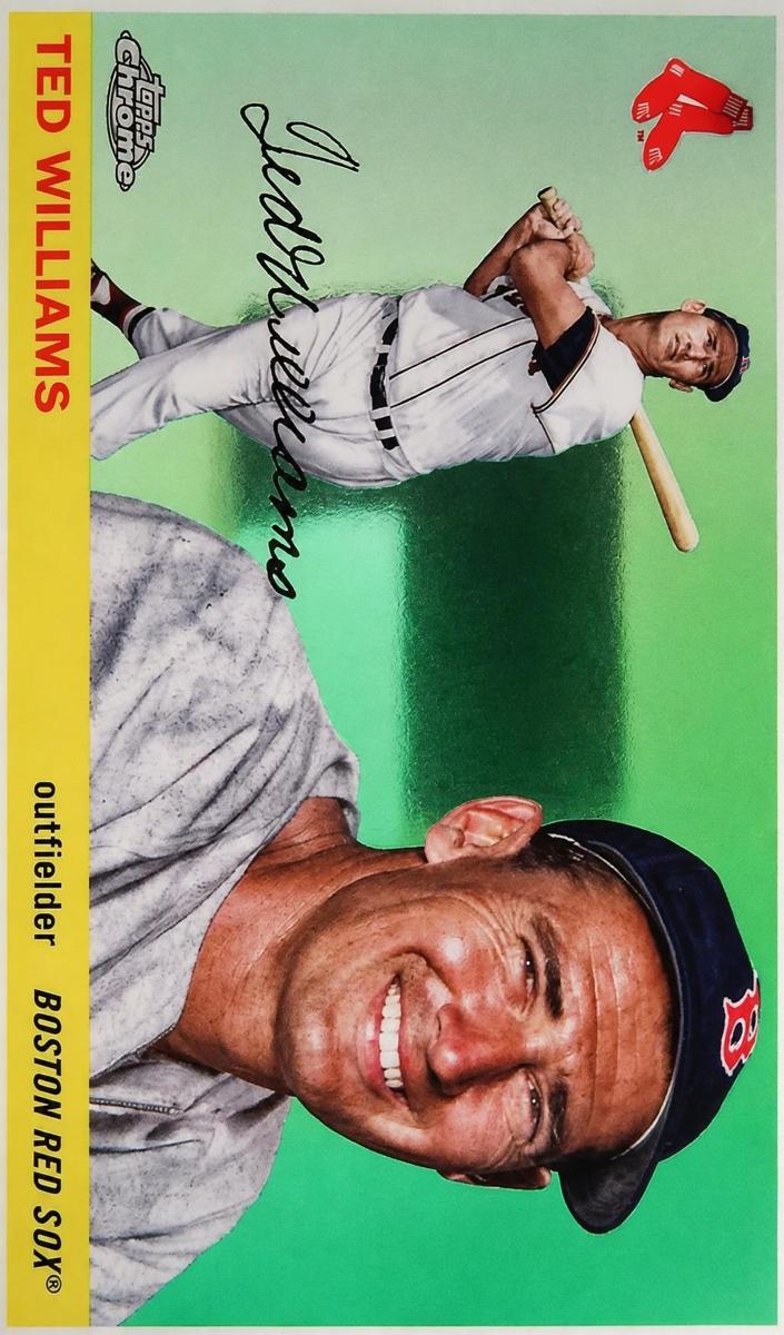 Ted Williams 2025 Chrome Platinum card