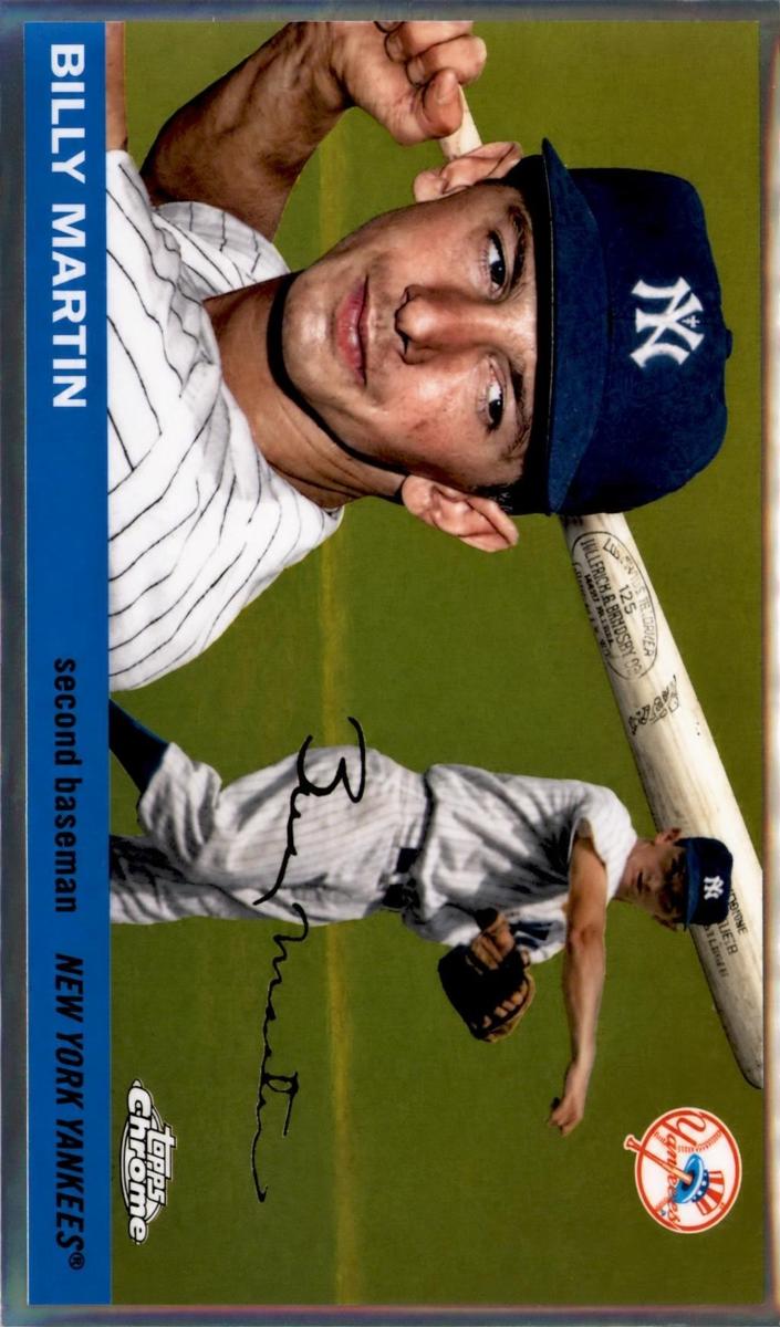 Billy Martin 2025 Chrome Platinum card