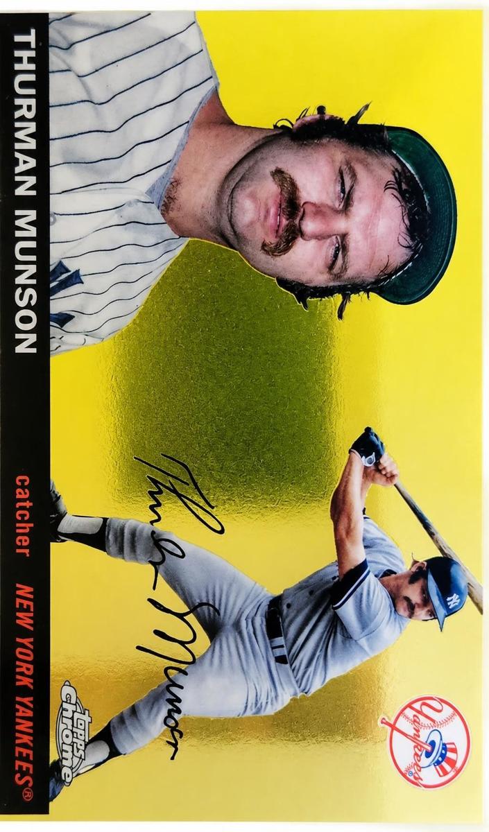 Thurman Munson 2025 Chrome Platinum card
