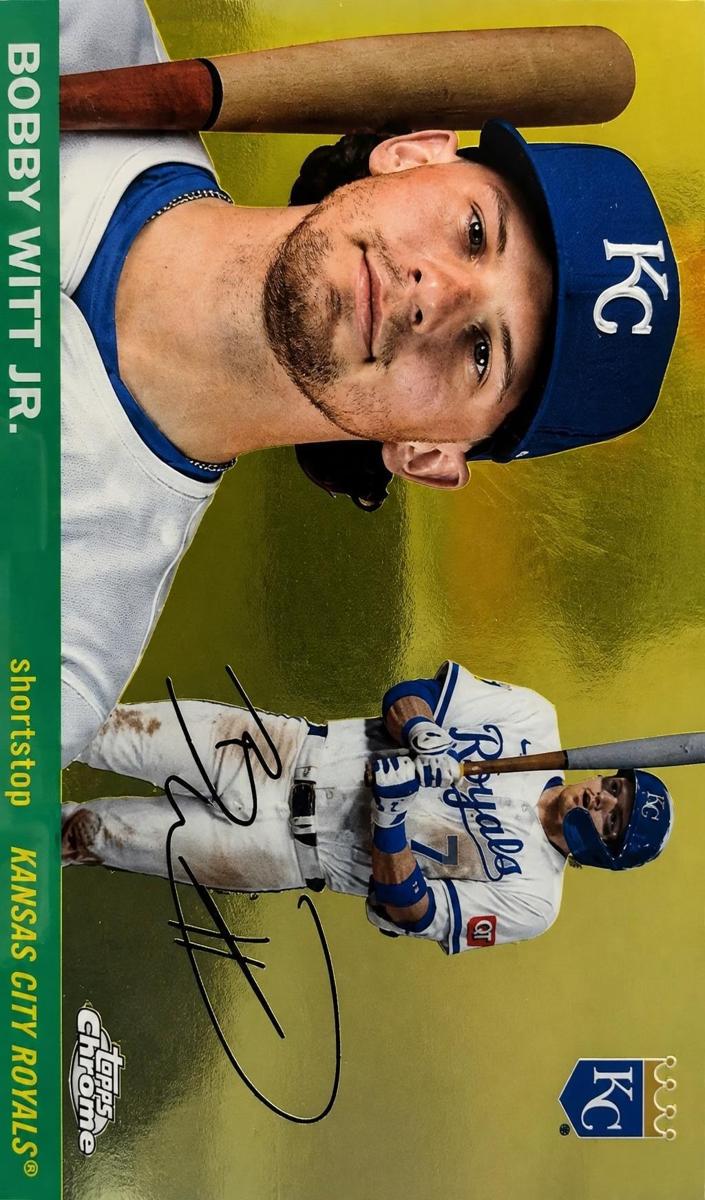 Bobby Witt Jr. 2025 Chrome Platinum card