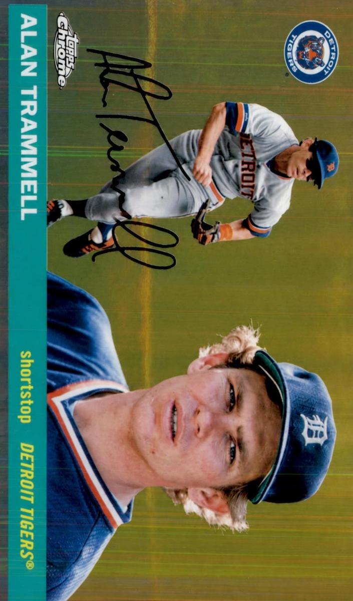 Alan Trammell 2025 Chrome Platinum card