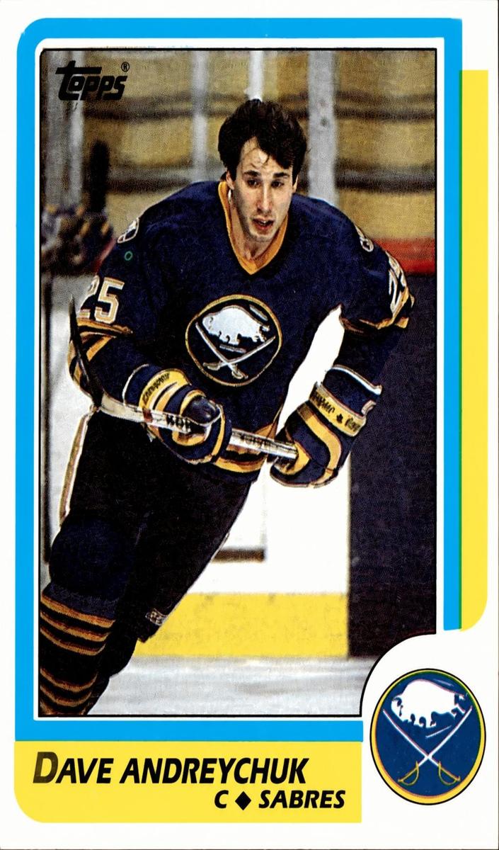 1986 Topps Dave Andreychuk #16 card