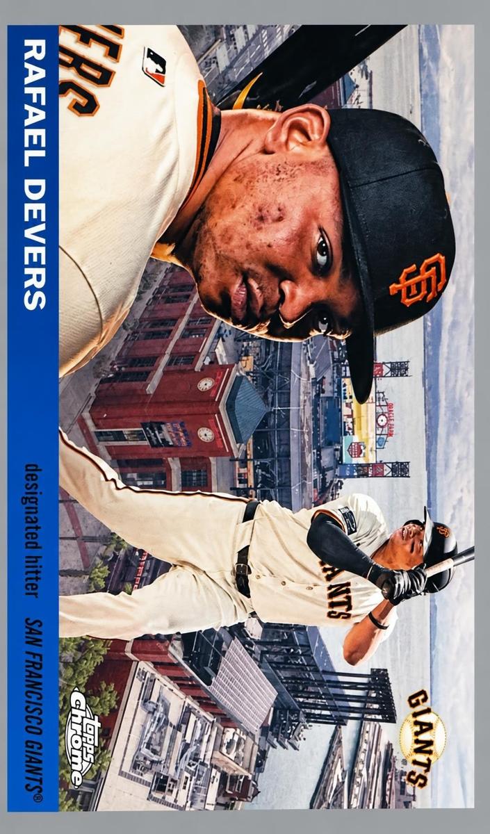 2025 Topps Chrome Platinum 1955 City Variation Rafael Devers #55CV-16 card