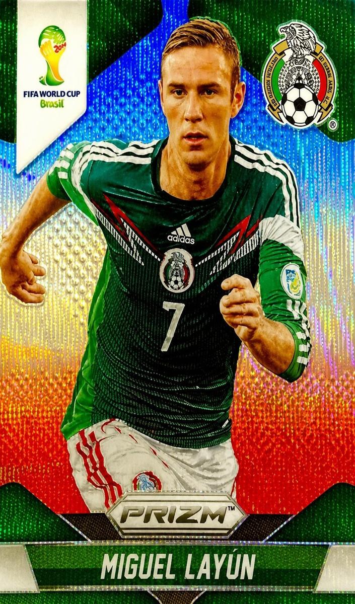 2014 Miguel Layun [Blue and Red Wave] #144