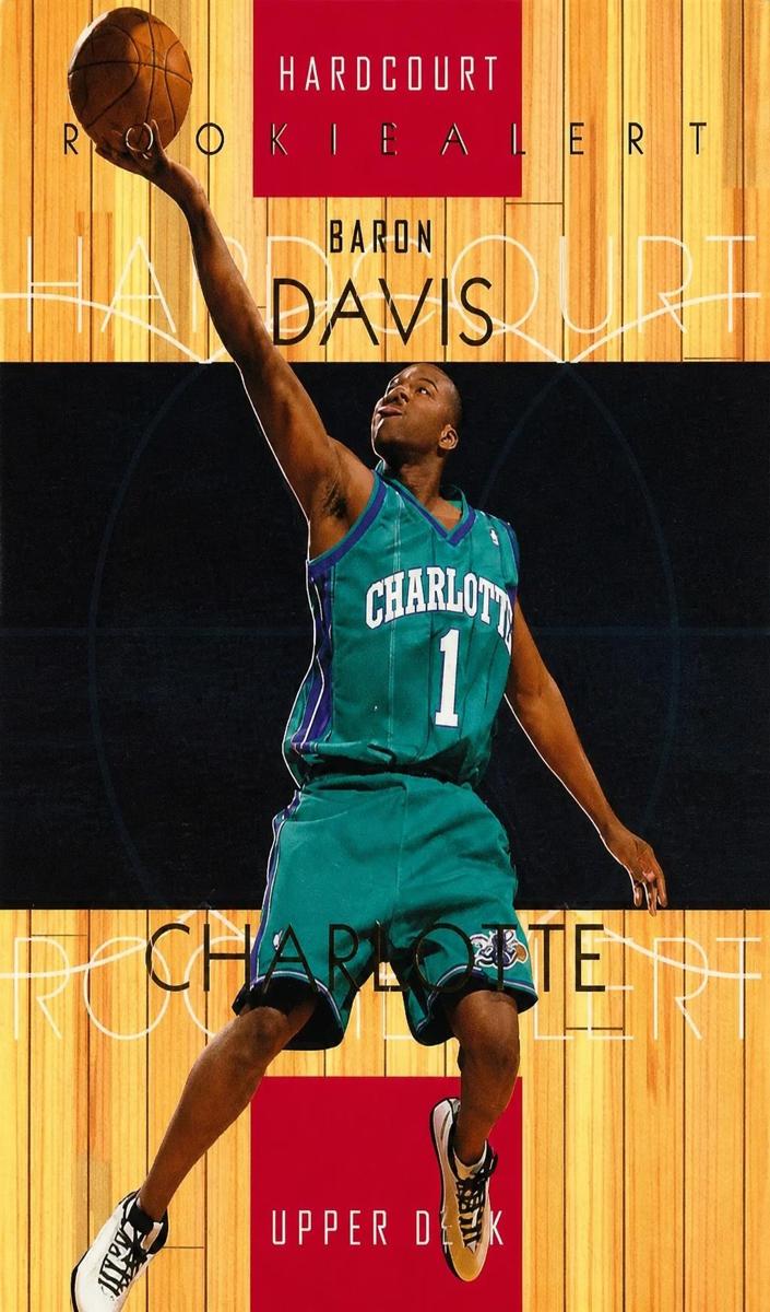 1999 Upper Deck Hardcourt Baron Davis #67 card