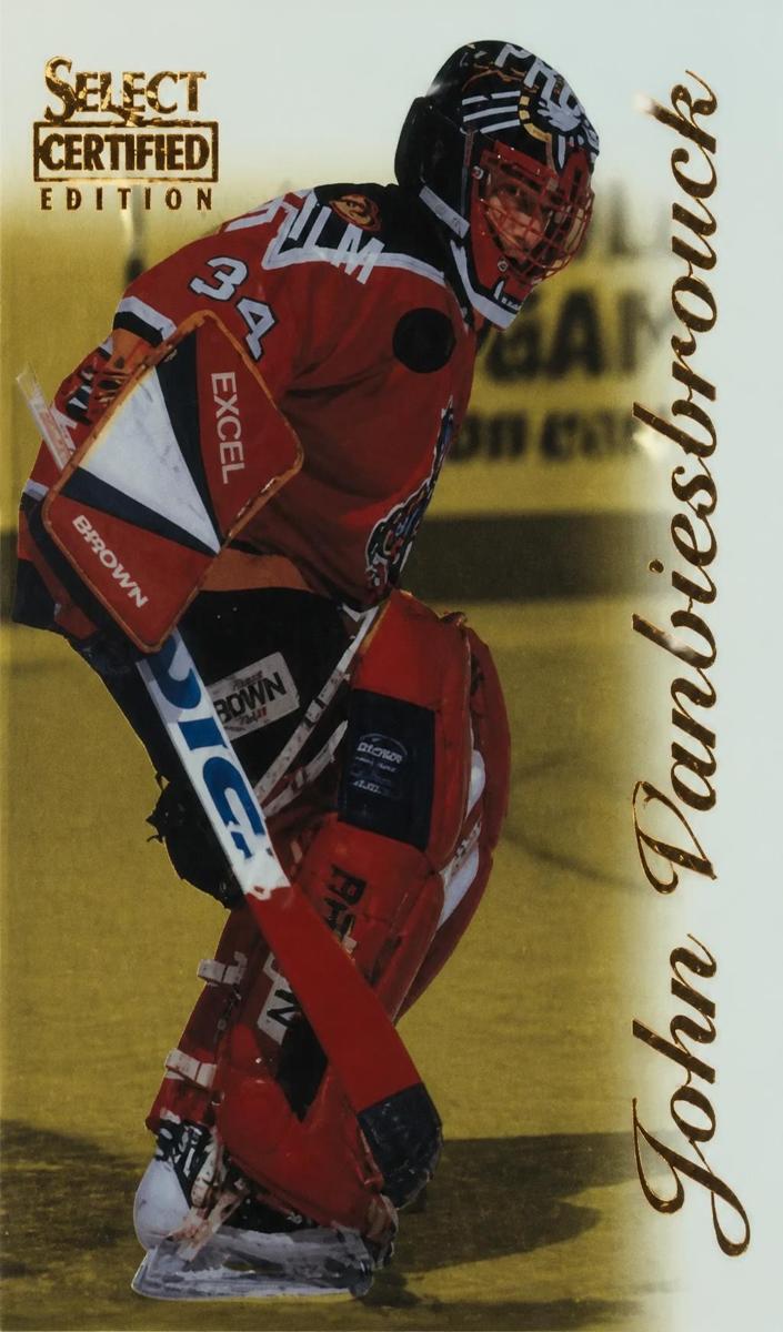 1996 Select Certified John Vanbiesbrouck [Blue] #59 card