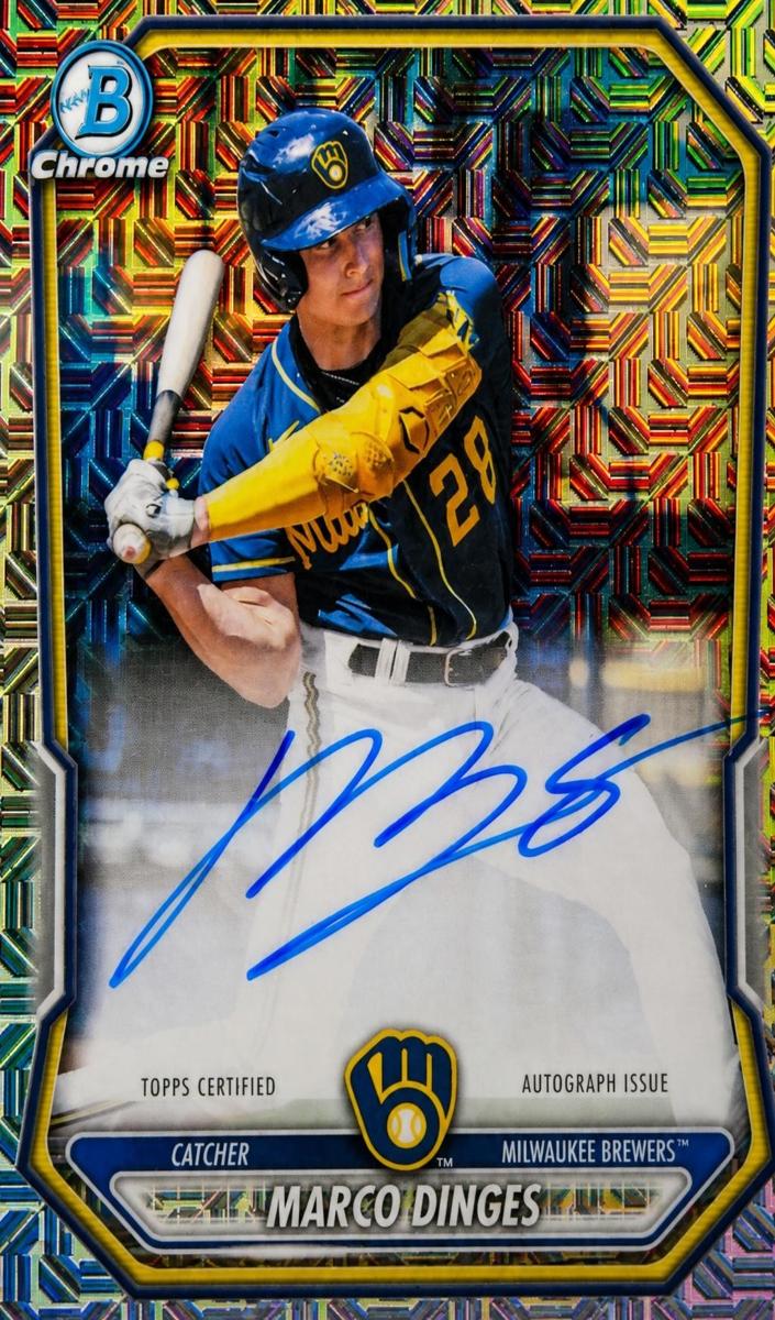 Marco Dinges 2026 Bowman Mega Box card