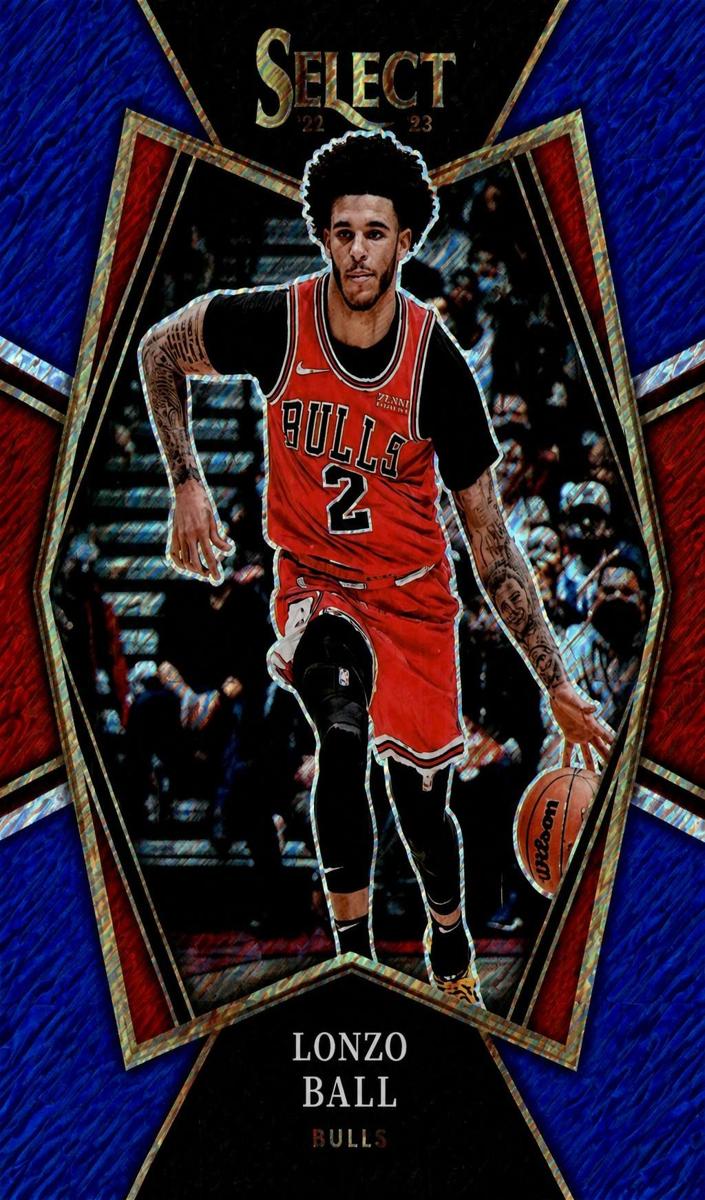 2021 Panini Select Lonzo Ball #107 card