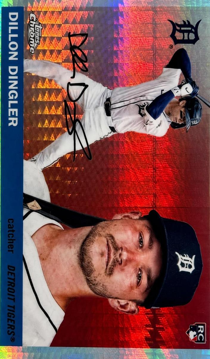 2025 Topps Chrome Platinum Dillon Dingler [Gold Wave] #292 card