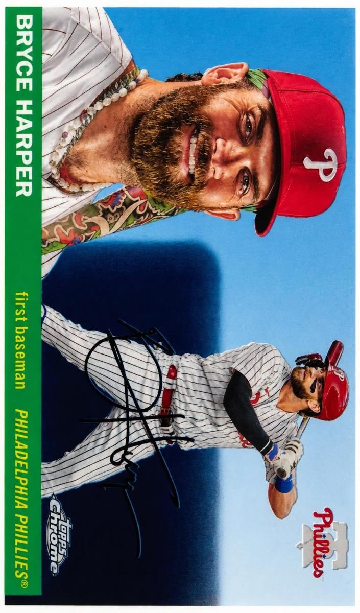 Bryce Harper 2025 Chrome Platinum card