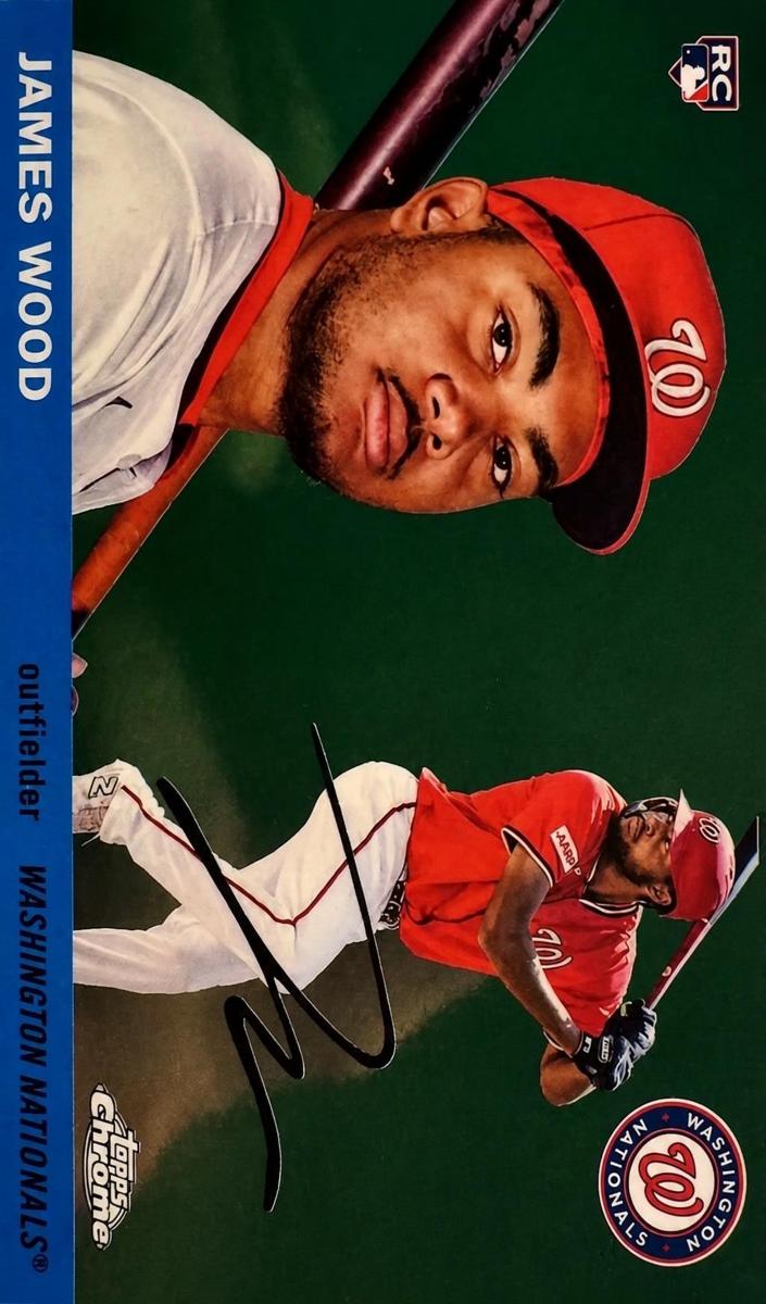 James Wood 2025 Chrome Platinum card