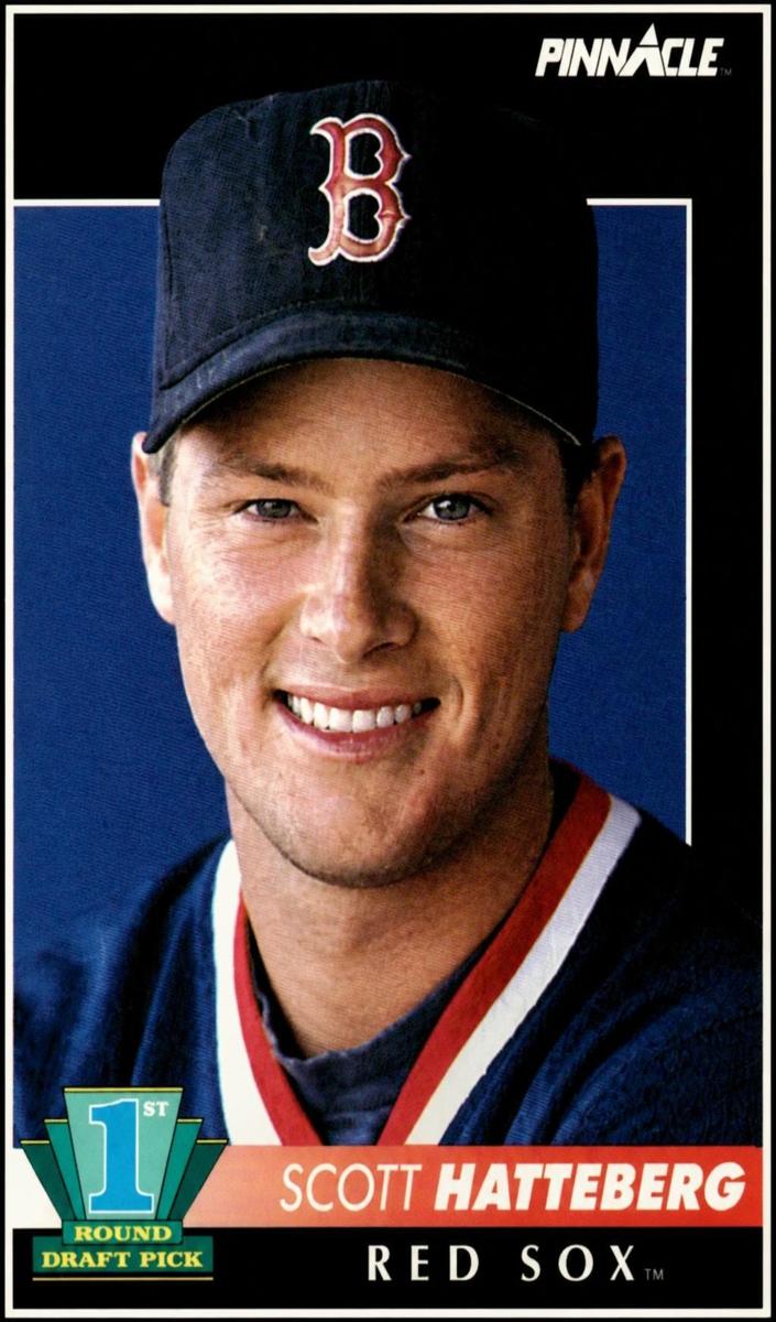 1992 Pinnacle Scott Hatteberg #569 card