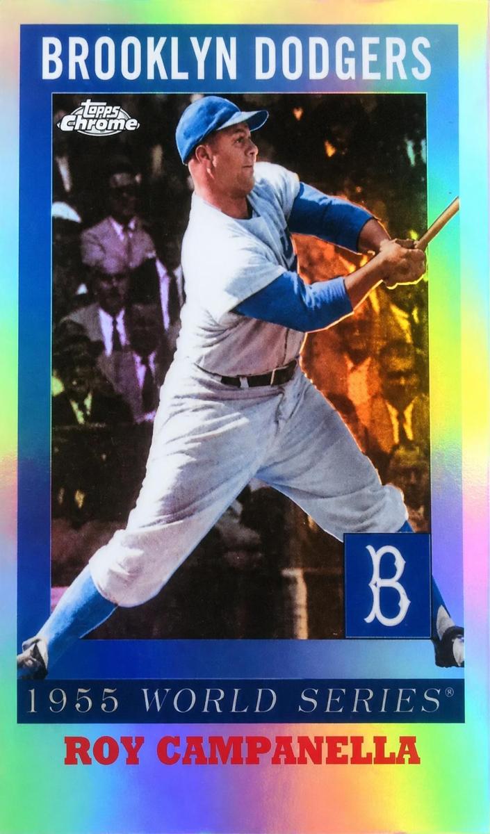 Roy Campanella 2025 Chrome Platinum card