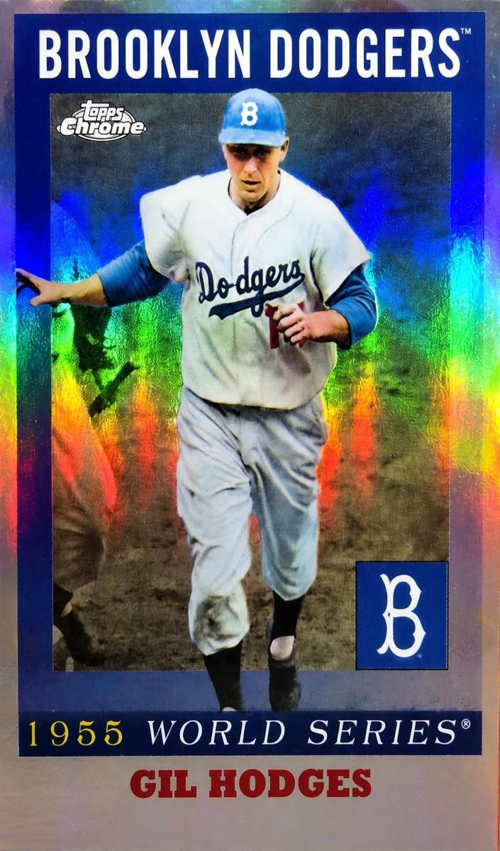 Gil Hodges 2025 Chrome Platinum card