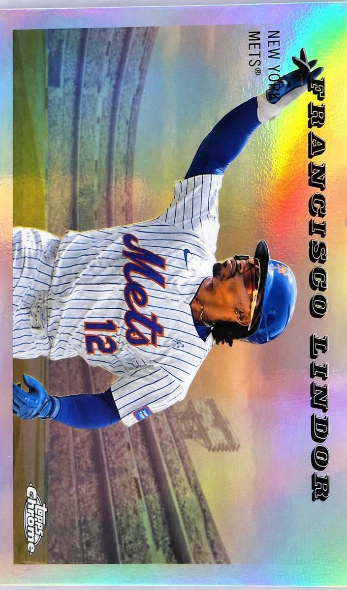 Francisco Lindor 2025 Topps Chrome Platinum 1955 Topps Rails And Sails Baseball