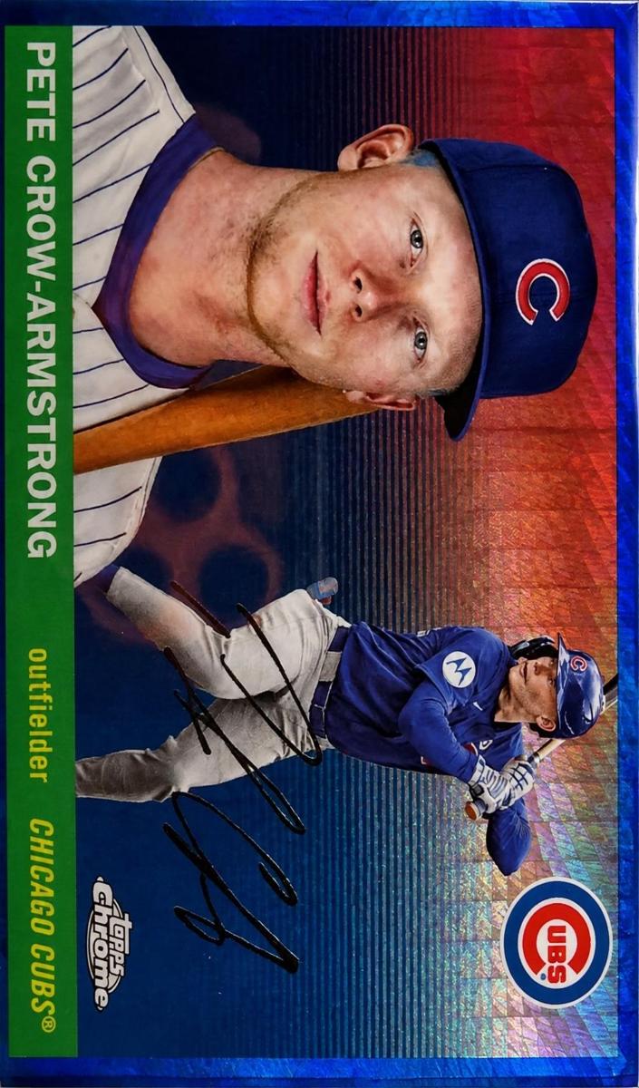 Pete Crow-Armstrong 2025 Chrome Platinum card