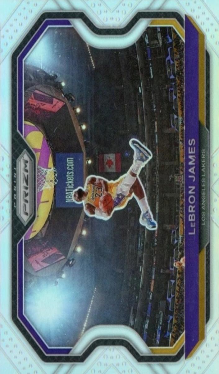 2020 Panini Prizm Silver #1 LeBron James front
