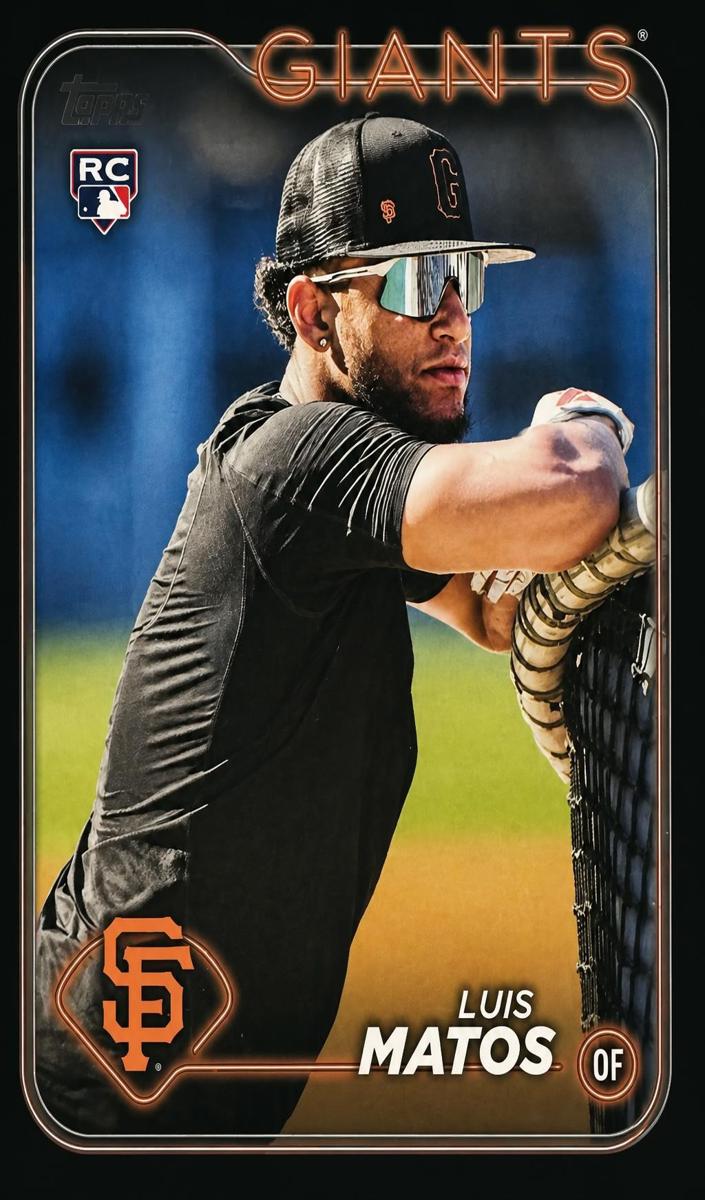 Luis Matos 2024 Topps Series 1 card