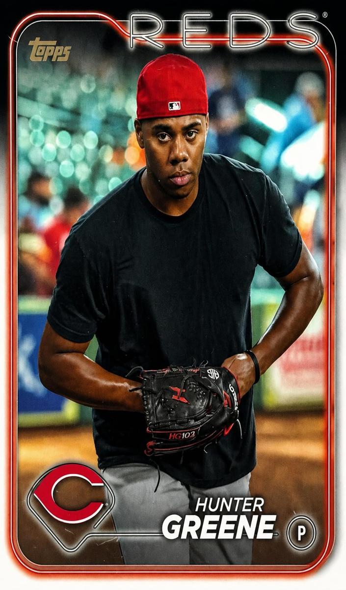 Hunter Greene 2024 Topps Series 1 card