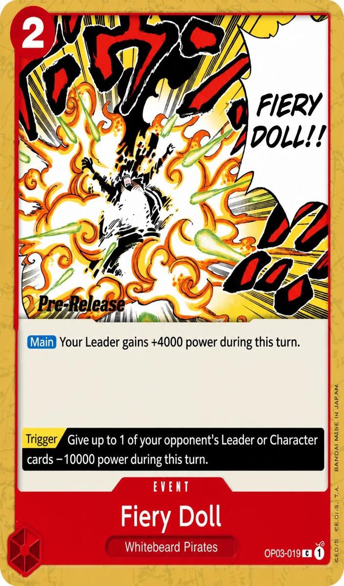 2023 Fiery Doll [Pre-Release] #OP03-019