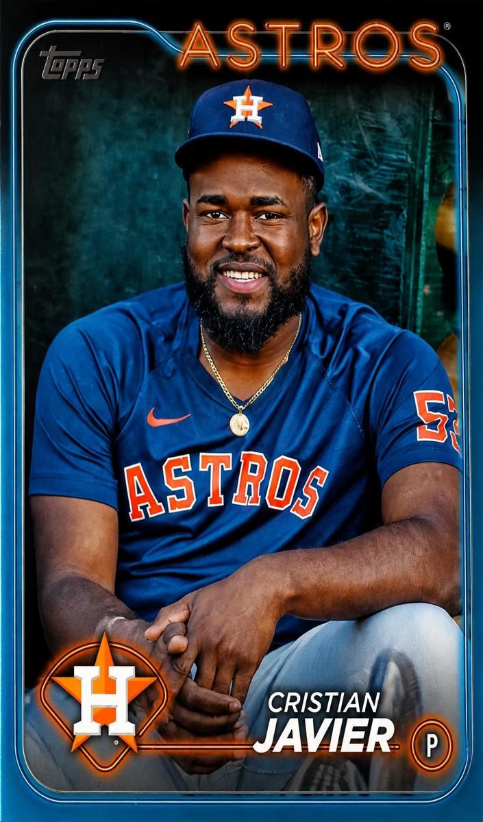 Cristian Javier 2024 Topps Series 1 card