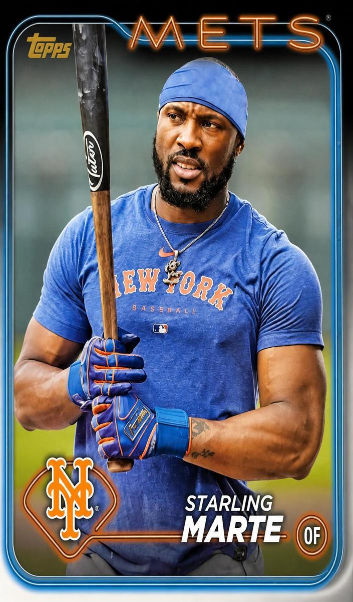 Starling Marte 2024 Topps Series 1 card