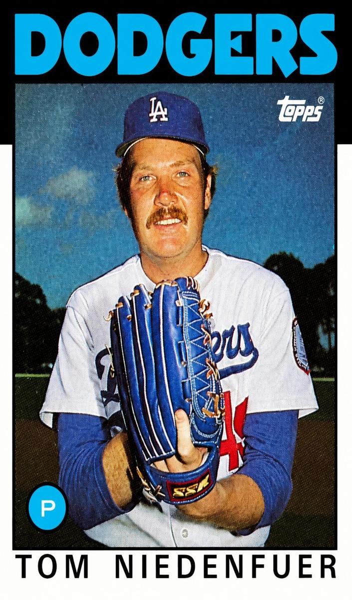 1986 Topps Tom Niedenfuer #56 card