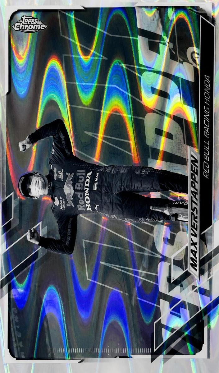 2021 Max Verstappen [Black and White RayWave] #48