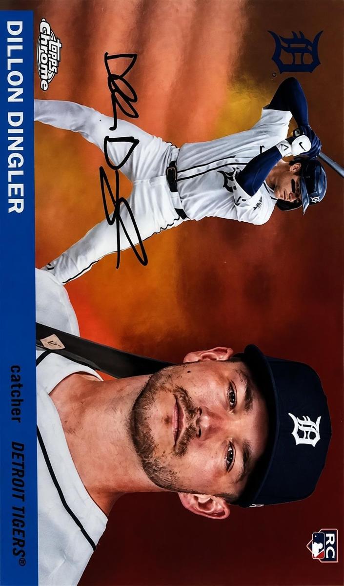 Dillon Dingler 2025 Chrome Platinum card
