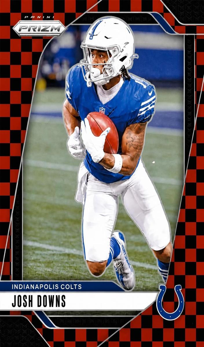 Josh Downs 2024 Prizm Football card