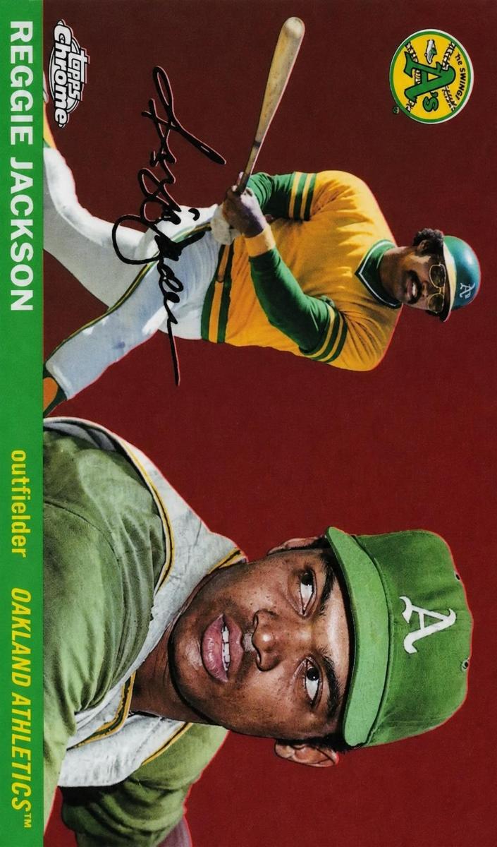 Reggie Jackson 2025 Chrome Platinum card