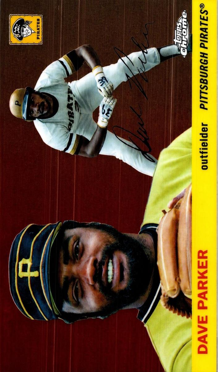 2025 Topps Chrome Platinum Dave Parker [Vibrations Refractor] #240 card
