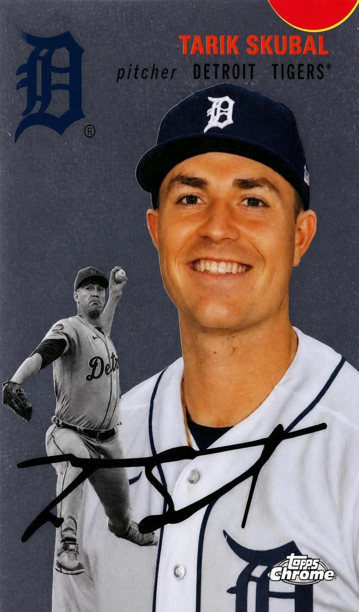 2023 Topps Chrome Platinum Anniversary Tarik Skubal #292 card