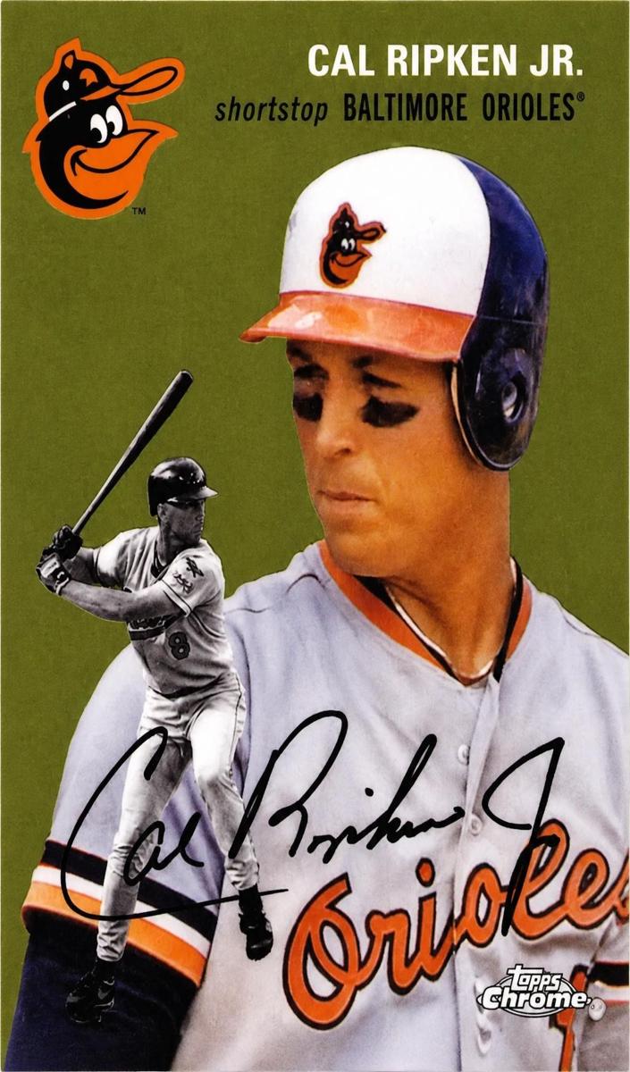 2023 Topps Chrome Platinum Anniversary Cal Ripken Jr. #448 card