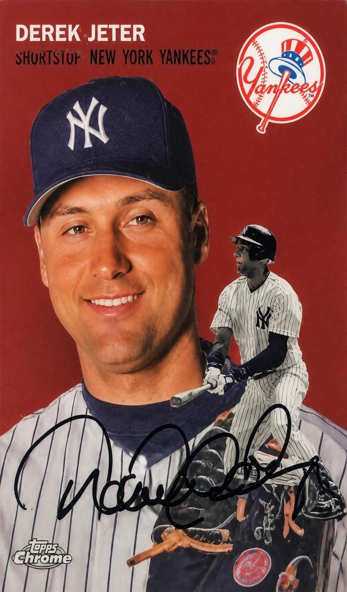 2023 Topps Chrome Platinum Anniversary Derek Jeter #396 card