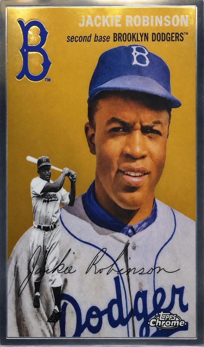 2023 Topps Chrome Platinum Anniversary Jackie Robinson #426 card