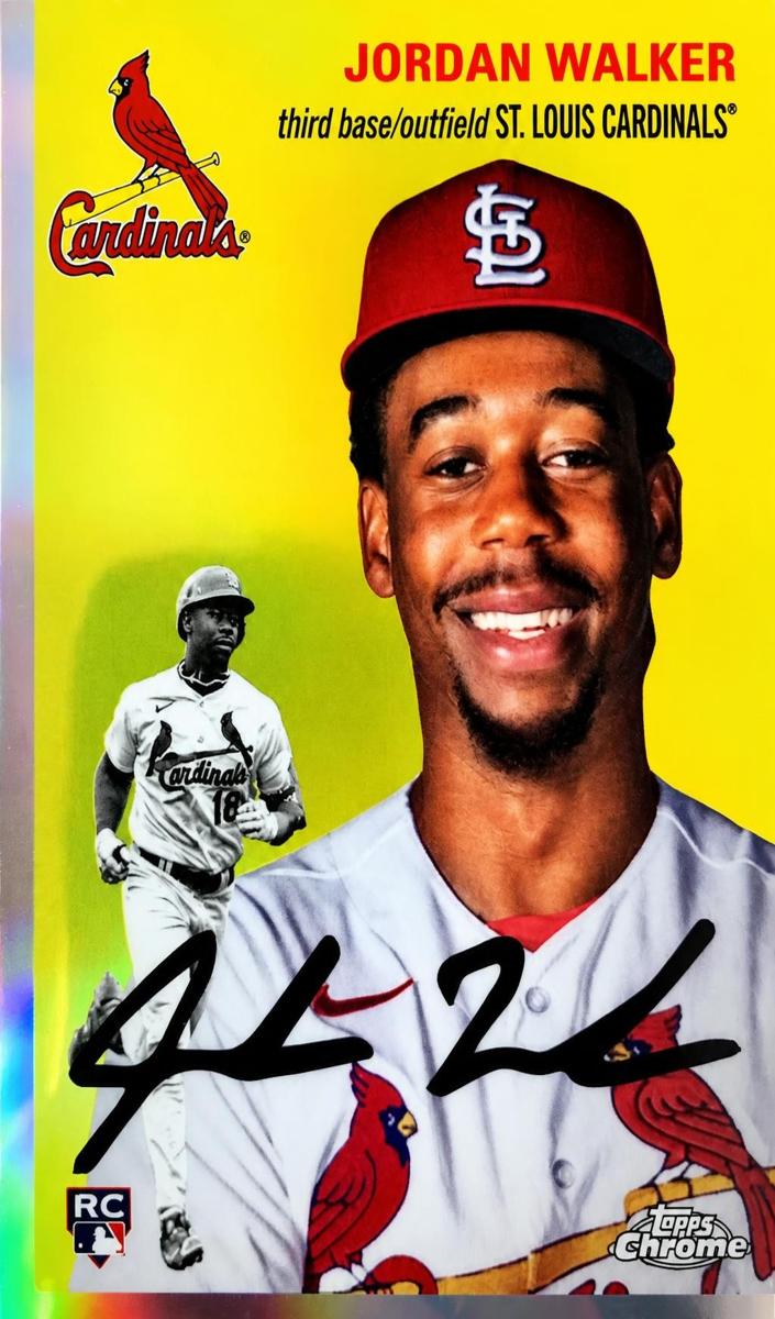 2023 Topps Chrome Platinum Anniversary Jordan Walker [Refractor] #250 card