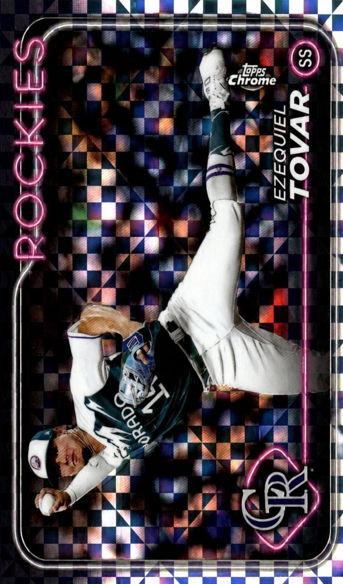 Ezequiel Tovar 2024 Topps Chrome Baseball card